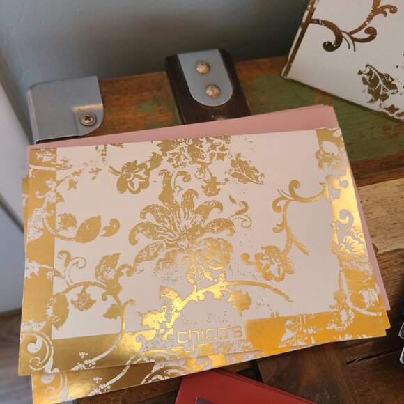 Chico’s Note Cards - 10 Blank Note Cards And 15 Envelopes - Picture 5 of 7